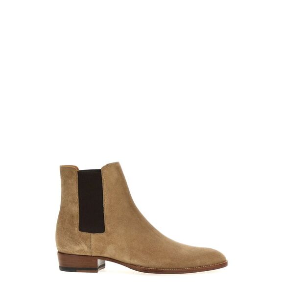 Saint Laurent Men 'Wyatt' Ankle Boots - Picture 1 of 4